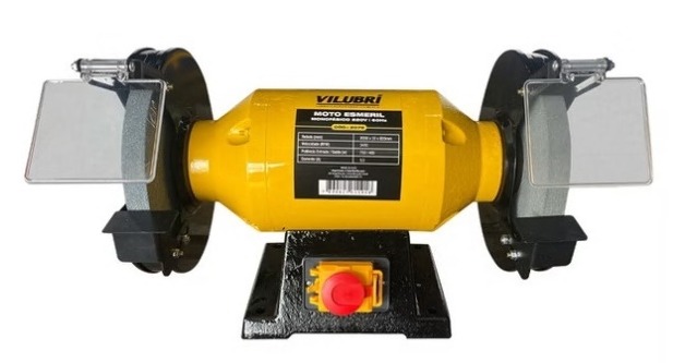 Moto Esmeril Monofásico 220V 60HZ - 750W 2079  VILUBRI