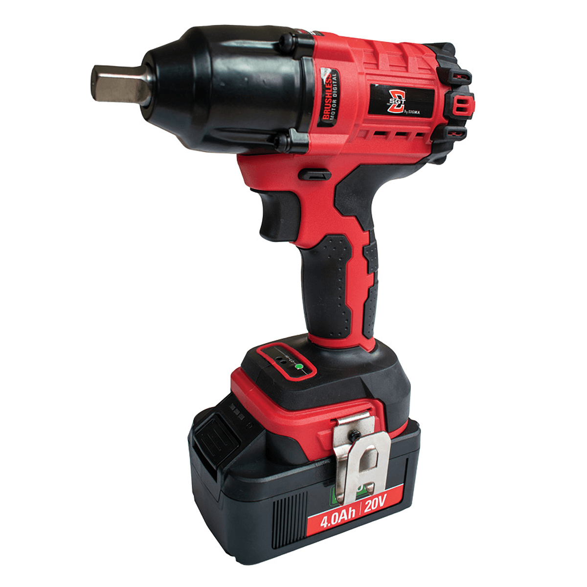 Chave Impacto Bateria 620 N.M 20V 4.0 AH 2 Baterias BRUSHLESS SGT-7500A SIGMA